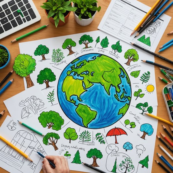 Quels conseils pour créer une compétition de dessins sur le thème de l'écologie?