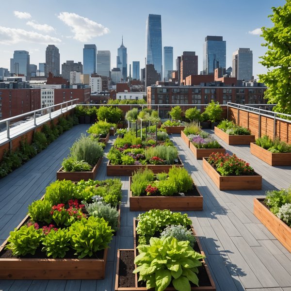 Comment les jardins de toiture peuvent-ils améliorer l'efficacité énergétique des bâtiments ?